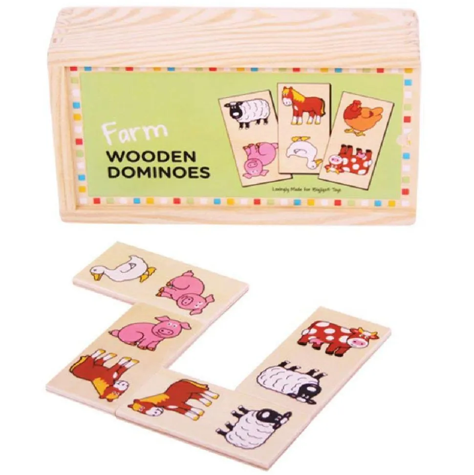 Bigjigs Farm Dominoes