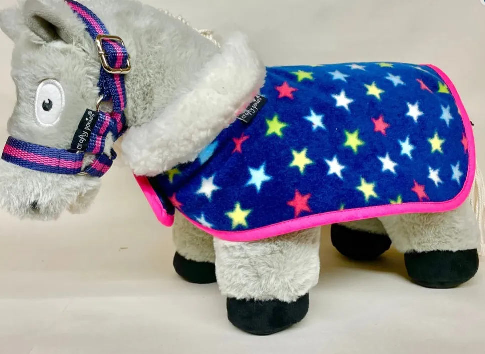 Crafty Ponies Fleece Neck Show Rug with Headcollar