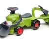 Falk Age 1+ Claas Baby Tractor with Loader, Back Hoe and Trailer