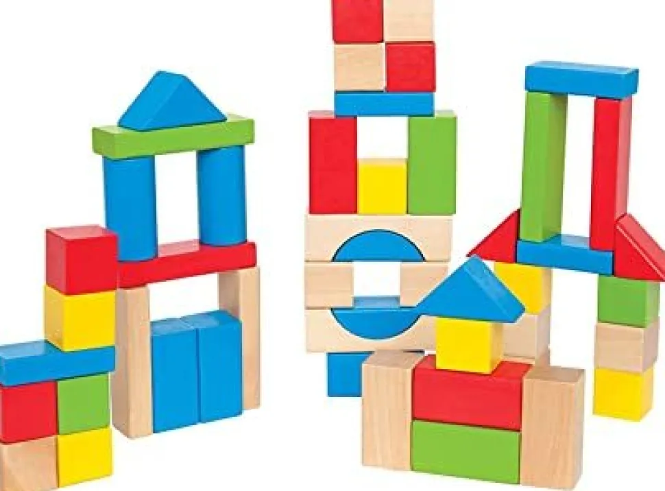 Hape Maple Wooden Building Blocks